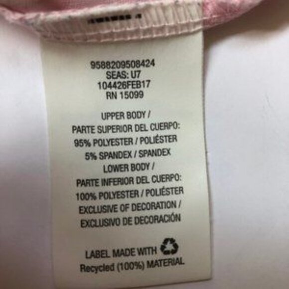 Toughskin Pink and Gray Kitten Face Infant Girl Dress with Headband Size 12 M - Picture 6 of 8